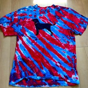 the black dog tie dye tshirt